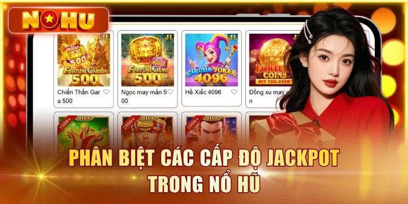 Phân biệt các cấp độ jackpot trong nổ hũ