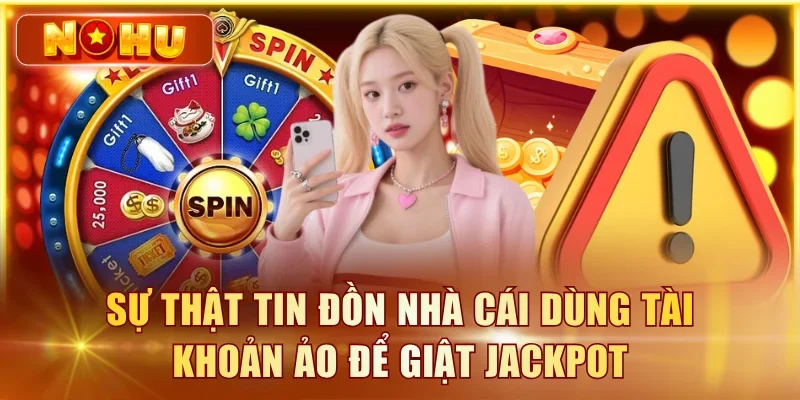 Sự thật tin đồn nhà cái dùng tài khoản ảo để giật jackpot